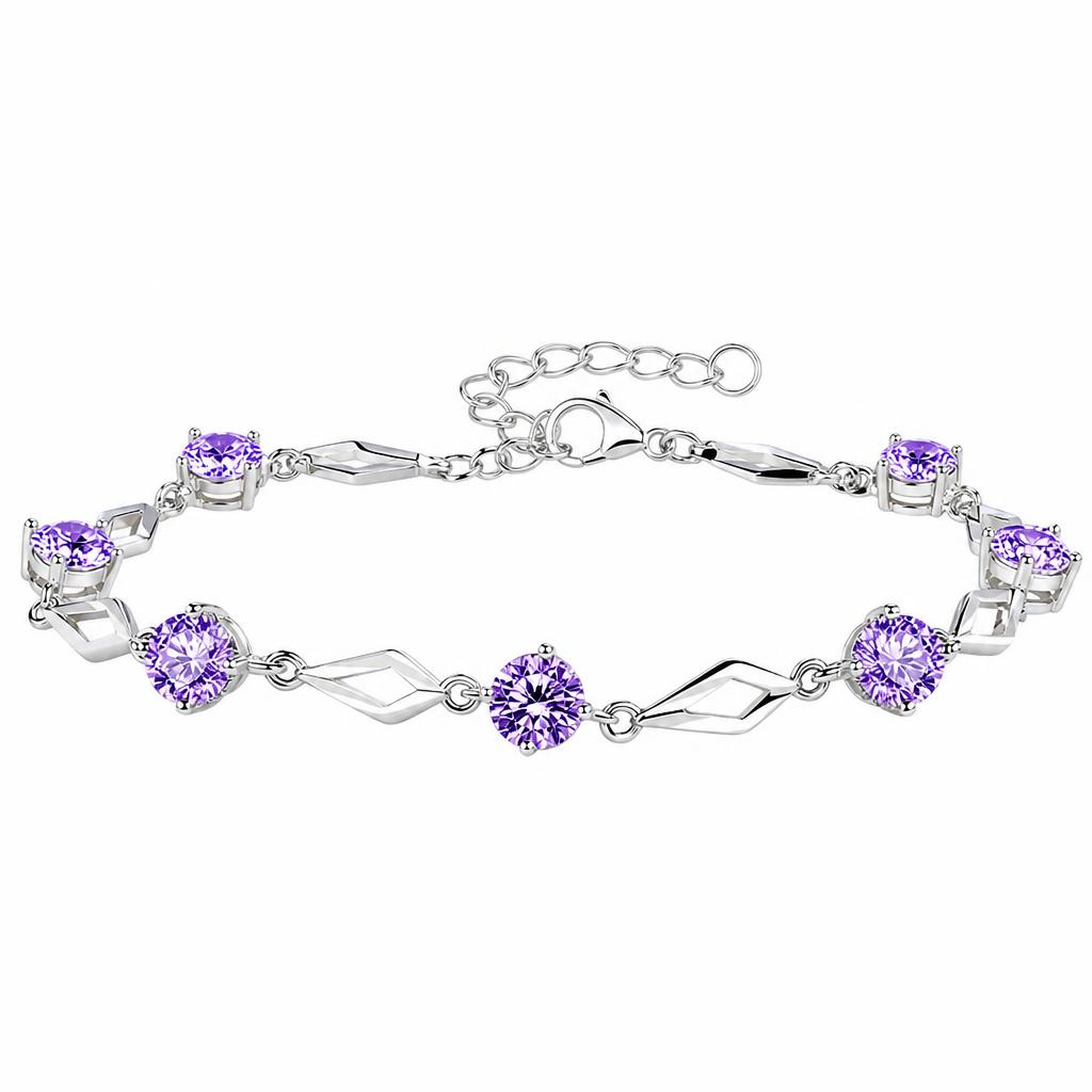 Bracelet cubique en laiton zircon pavent