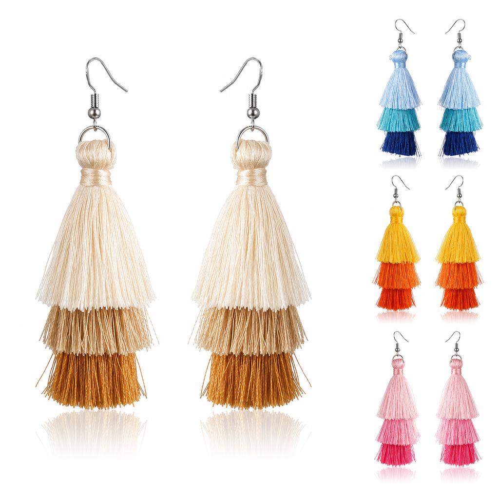 Mode-Fringe-Ohrringe
