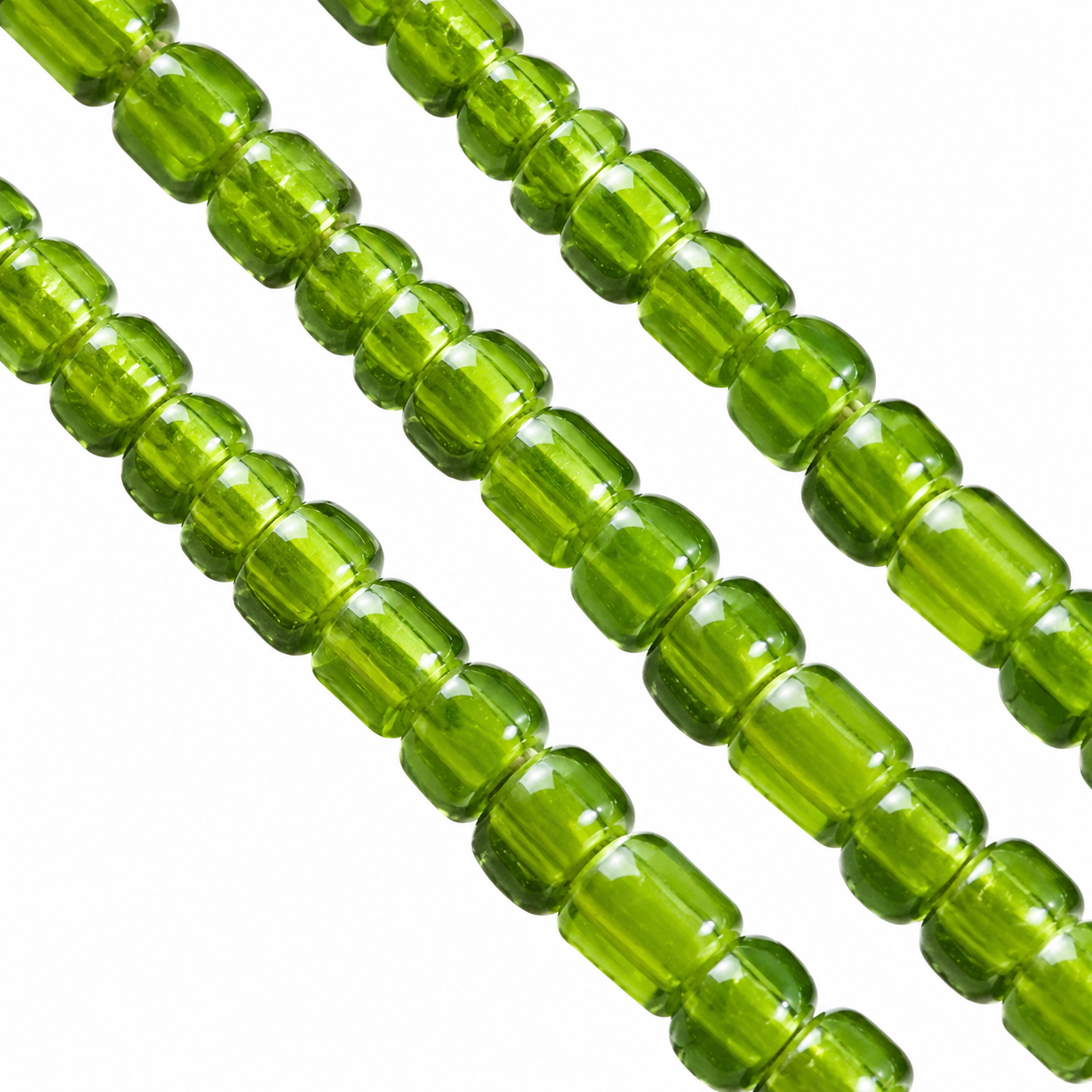 Silbereinzug Glas Rocailles