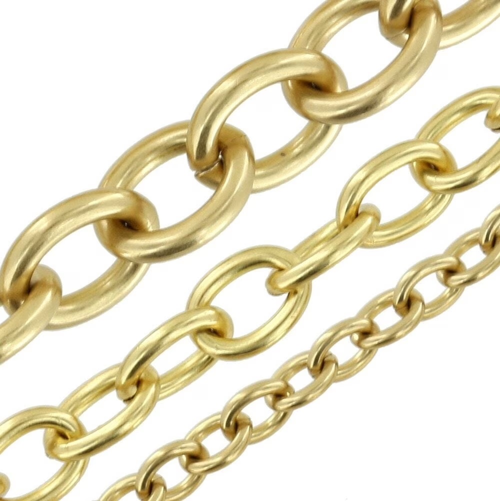 Brass Oval Chains
