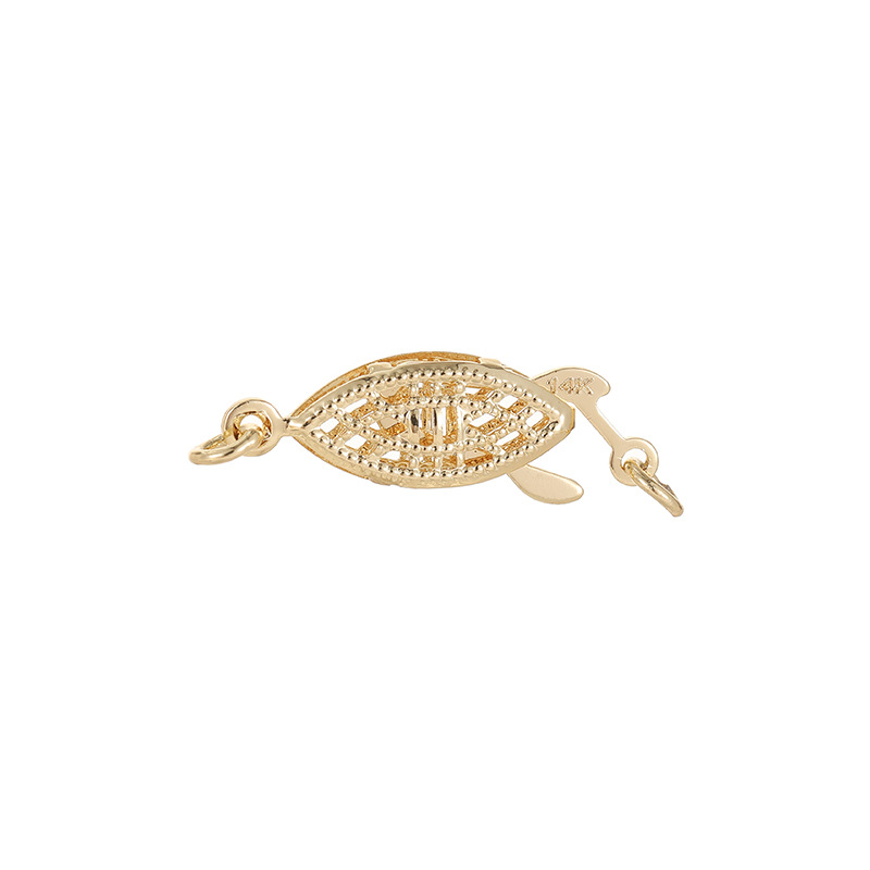 Brass Fishhook Clasp
