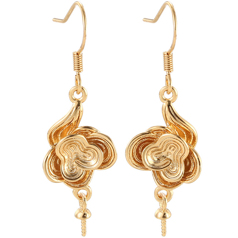 Composant pendente en laiton pour boucle d'oreille