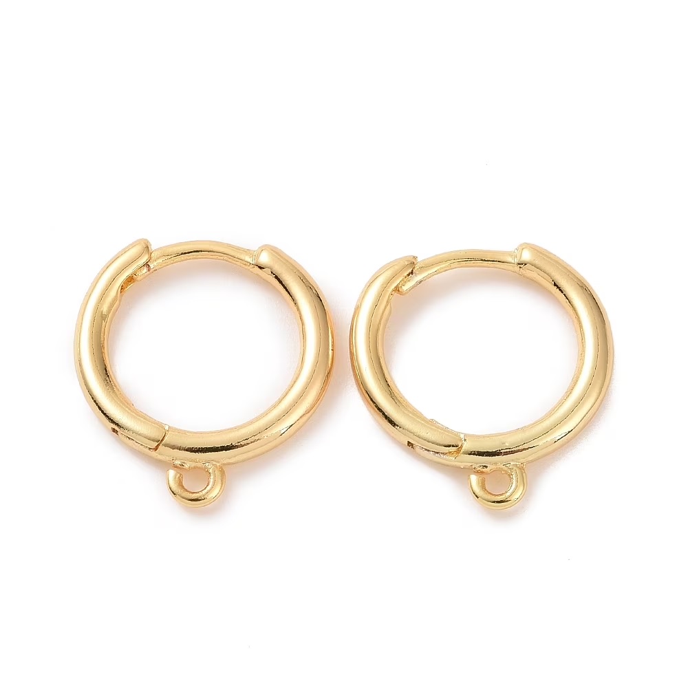 Composant anneau en laiton pour boucle d'oreille