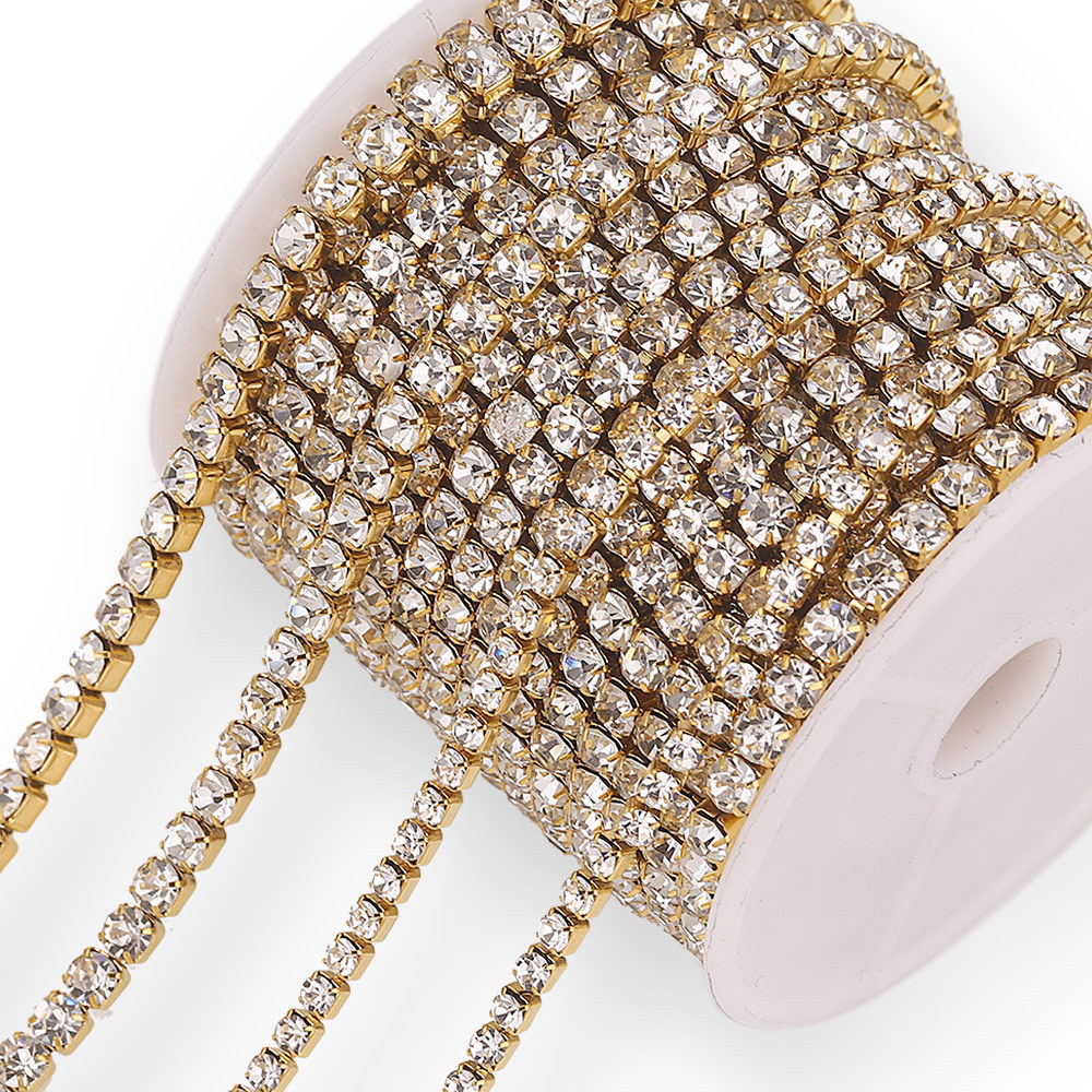 Rhinestone Cup Chain
