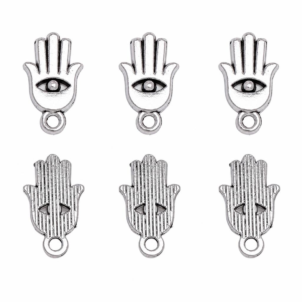 Tibetan Style Hamsa Pendants