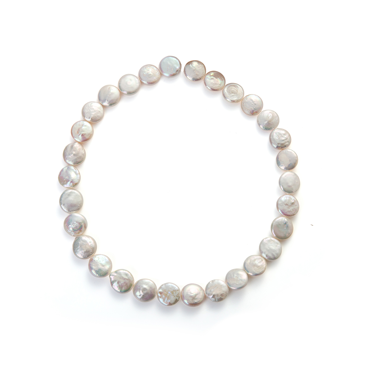 Cultured Coin Freshwater Pearl Beads