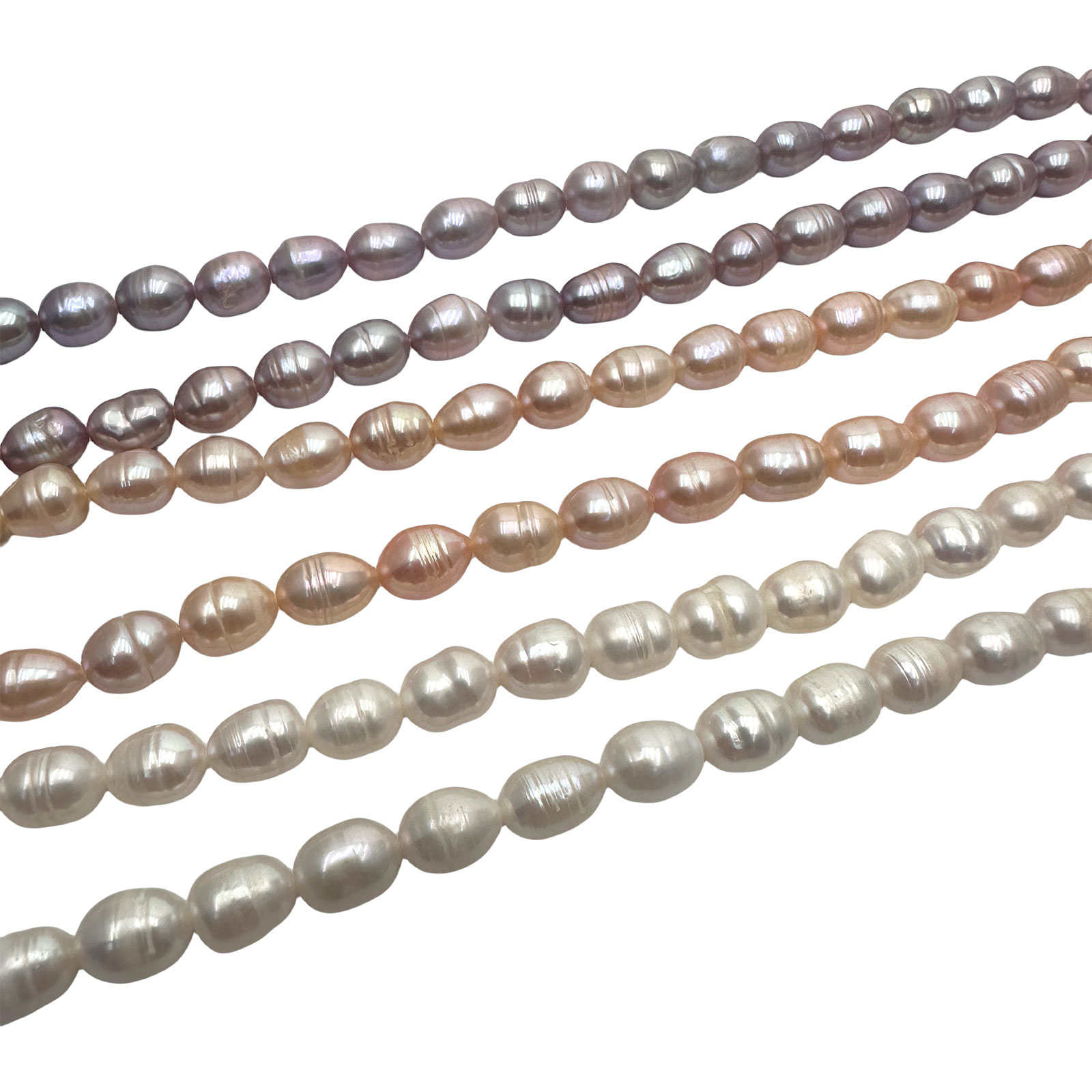 Cultured Rice Freshwater Pearl Beads