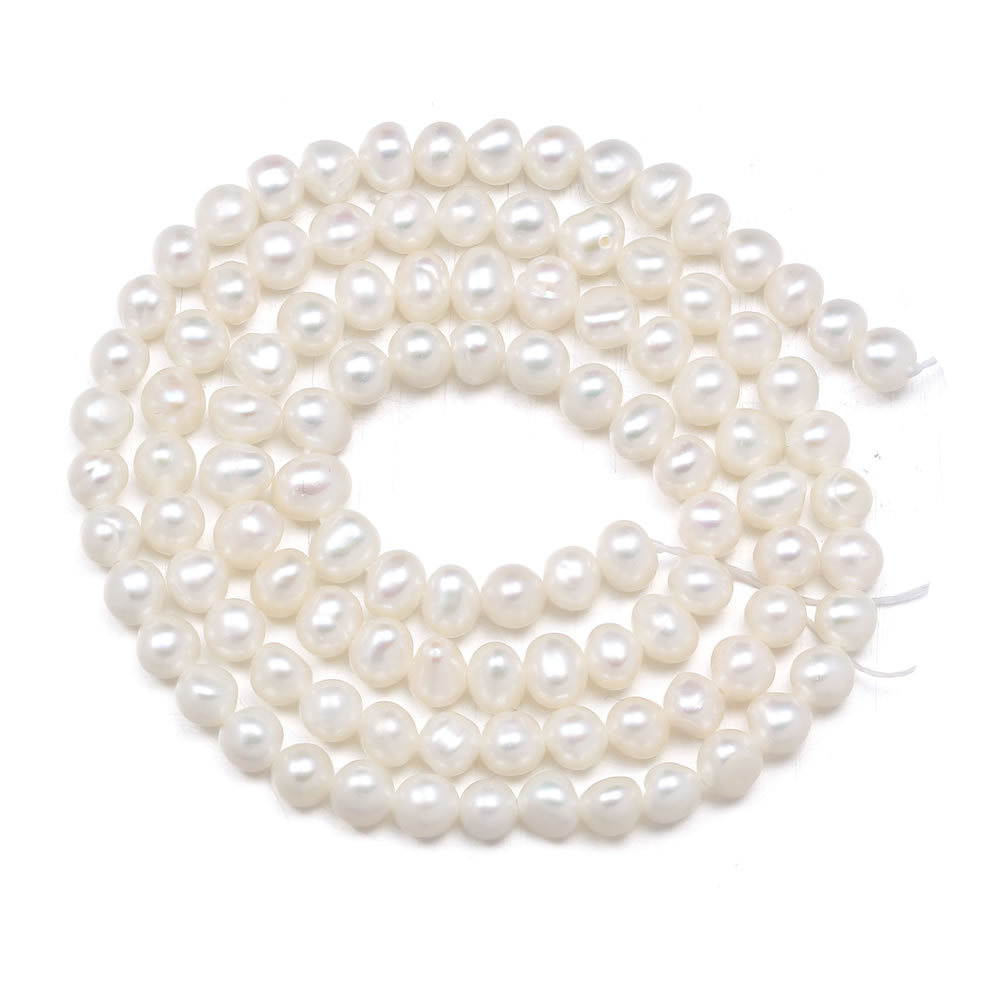 Cultured Round Freshwater Pearl Beads