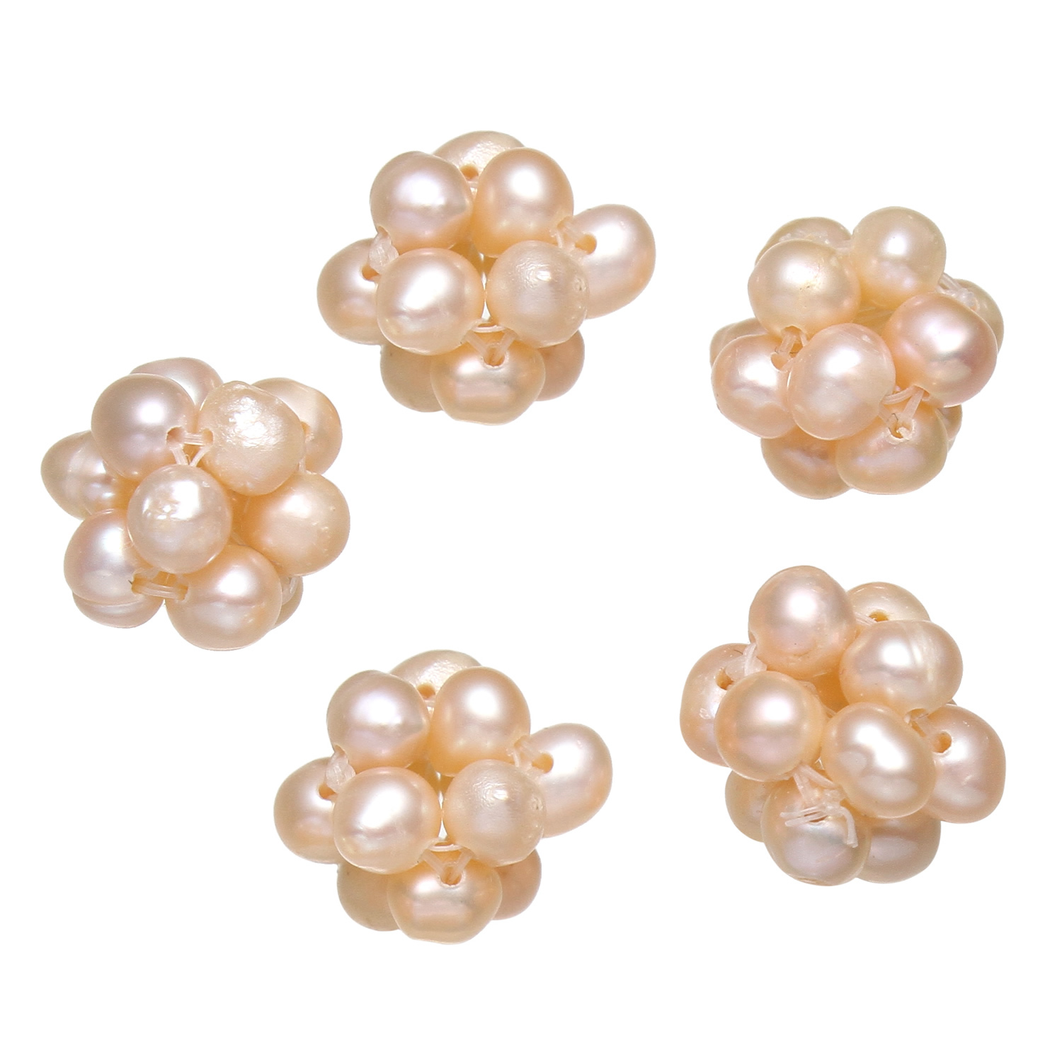  Cultured Ball Cluster Pearl Beads