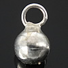 925 Sterling Sølv vedhæng, 7.20x4.20mm, Hole:Ca. 2mm, 30pc'er/Bag, Solgt af Bag