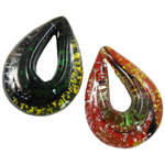 Fashion Lampwork Pendants Teardrop mixed colors Approx Sold By Box