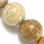 Bild Jaspis Perlen, rund, natürlich, verschiedene Größen vorhanden, Bohrung:ca. 1mm, Länge:ca. 15 ZollInch, verkauft von Menge