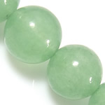 Perles aventurine, aventurine vert, Rond, naturel, vert, 4mm, Trou:Environ 0.8mm, Longueur:Environ 15 pouce, 10Strandstoron/lot, Environ 90PC/brin, Vendu par lot