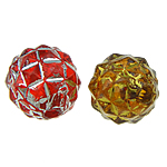 ABS-Kunststoff-Perlen, ABS Kunststoff, rund, gemischte Farben, 8mm, Bohrung:ca. 1mm, 1800PCs/Tasche, verkauft von Tasche