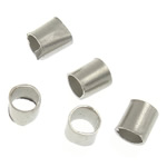 Crimp Beads, Brass, Tube, platinum color plated, lead & cadmium free, 1.90x1.90mm, Hole:Approx 1.5mm, 60000PCs/Bag, Sold By Bag