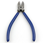 Schmuck Zange, Eisen, mit Kunststoff, plattiert, blau, frei von Nickel, Blei & Kadmium, 90x155x12mm, verkauft von PC