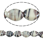Lampwork Beads, Oval, 14x18x7mm, Hole:Approx 2.5mm, 100PCs/Bag, Sold By Bag