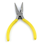 Jewelry Plier, Iron, with Plastic, plated, yellow, nickel, lead & cadmium free, 81x125x9mm, 10PCs/Lot, Sold By Lot