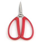 Scissors, Stainless Steel, reddish orange, 71x125x8mm, 5PCs/Lot, Sold By Lot