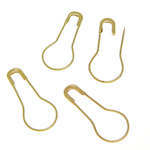 Iron Safety Pin, gold color plated, nickel, lead & cadmium free, 21.50x9.70x1.60mm, 3Boxes/Lot, Sold By Lot