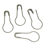 Iron Safety Pin, platinum color plated, nickel, lead & cadmium free, 22x10x1.50mm, 3Boxes/Lot, Sold By Lot