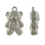 Copper Coated Plastic Pendant Animal platinum color plated nickel lead & cadmium free Approx 3mm Sold By Lot