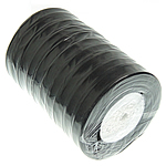 Organza Ribbon, black, 12mm, Length:500 Yard, 10PCs/Lot, Sold By Lot