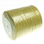 Sparkle Ribbon, gold, 10mm, Length:250 Yard, 10PCs/Lot, Sold By Lot