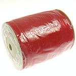 Organza Ribbon, with plastic spool, red, 10mm, Length:500 Yard, Sold By PC