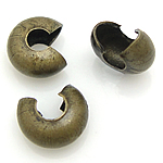 Crimp-Bead-Cover, ottone, Spirale, placcato bronzo antico, assenza di nichel,piombo&cadmio, 3.50x4x2mm, 5000PC/borsa, Venduto da borsa