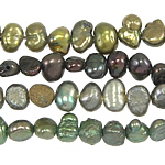 Barock kultivierten Süßwassersee Perlen, Natürliche kultivierte Süßwasserperlen, gemischte Farben, 3-4mm, Bohrung:ca. 0.8mm, Länge:14.5 ZollInch, 10SträngeStrang/Tasche, verkauft von Tasche