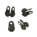 Brass Bead Tips, antique bronze color plated, lead & cadmium free, 3x5x2.8mm, 2mm, Hole:Approx 1mm, 5000PCs/Bag, Sold By Bag