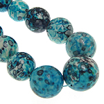 Rain Flower Stone Beads, Round, 10-20mm, Hole:Approx 1mm, Length:17 Inch, 5Strands/Lot, Sold By Lot