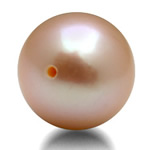 Naturales agua dulce perlas sueltas, Perlas cultivadas de agua dulce, Esférico, Rosado, Grado A, 8mm, agujero:aproximado 0.5mm, Vendido por UD
