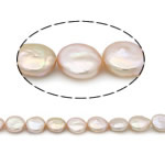 Cultured Coin Freshwater Pearl Beads, pink, Grade AAA, 13-14mm, Hole:Approx 0.8mm, Sold Per 15 Inch Strand