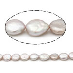 Coin ferskvandskulturperle Beads, Ferskvandsperle, lyslilla, Grade AA, 11-12mm, Hole:Ca. 0.8mm, Solgt Per 15 inch Strand
