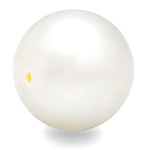 Pola bušenih Kulturan Slatkovodni Pearl perle, Krug, prirodan, bijel, ocjena AA, 8mm, Rupa:Približno 0.5mm, Prodano By PC