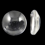 Glass Cabochons, Dome, transparent & different size for choice & flat back, 100PCs/Bag, Sold By Bag