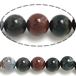 Perle agate indienne naturelle , Rond, 8mm, Trou:Environ 1mm, Environ 48PC/brin, Vendu par Environ 15.5 pouce brin