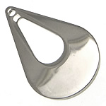 Stainless Steel Extender Chain Drop, Teardrop, original color, 18x30x1.50mm, Hole:Approx 1.5mm, 40PCs/Lot, Sold By Lot