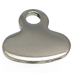 Stainless Steel Extender Chain Drop, Flat Oval, original color, 11.50x11x1mm, Hole:Approx 2.5mm, 100PCs/Lot, Sold By Lot