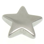 Acier inoxydable Extender chaîne Goutte, étoile, couleur originale, 12.50x12.50x3.50mm, Trou:Environ 1mm, 50PC/lot, Vendu par lot