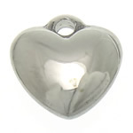 Stainless Steel Extender Chain Drop, Heart, original color, 8x8x3mm, Hole:Approx 1mm, 100PCs/Lot, Sold By Lot