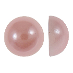Plastic Cabochons Dome pink Sold By Bag