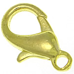 Tibetan Style Lobster Clasp, gold color plated, nickel, lead & cadmium free, 7.50x14.20x4.20mm, Hole:Approx 1.8mm, 1000PCs/Bag, Sold By Bag