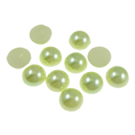 Plastové Kabošony, Umělá hmota, Kupole, zelený, 12x5mm, 1000PC/Bag, Prodáno By Bag