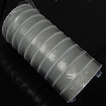 Kristall Faden, mit Kunststoffspule, elastisch, transluzent, 0.60mm, 10PCs/Menge, verkauft von Menge