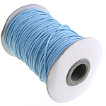 Wax Cord, blue, 1.50mm, Length:500 Yard, 5PCs/Lot, 100/PC, Sold By Lot