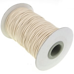 Cuerda Encerada, Cordón de cera, caqui, 1.50mm, longitud:500 Yardpatio, 5PCs/Grupo, 100/UD, Vendido por Grupo
