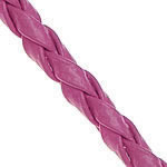 Cuerdas de Cuero, Cuero de PU, Púrpura, 3mm, longitud:100 Yardpatio, Vendido por Grupo